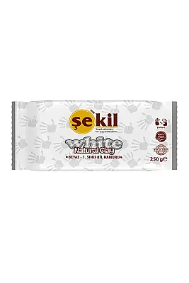 Şekil Kil Hamuru Beyaz 250 gr - 1
