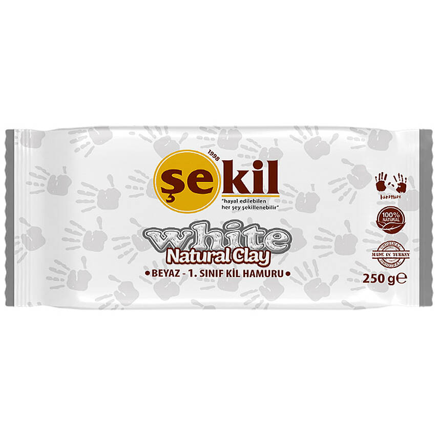 Şekil Kil Hamuru Beyaz 250 gr - 2