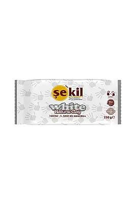 Şekil Kil Hamuru Beyaz 250 gr - 3