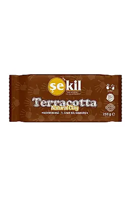 Şekil Kil Hamuru Kahverengi 250 gr - 1