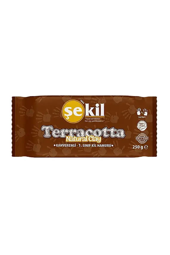 Şekil Kil Hamuru Kahverengi 250 gr - 1