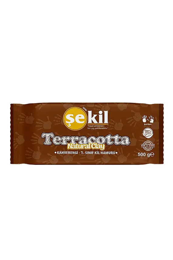 Şekil Kil Hamuru Kahverengi 500 gr - 1
