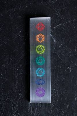 Selenit 7 Çakra Enerji Plakası (S.K.230) - 2