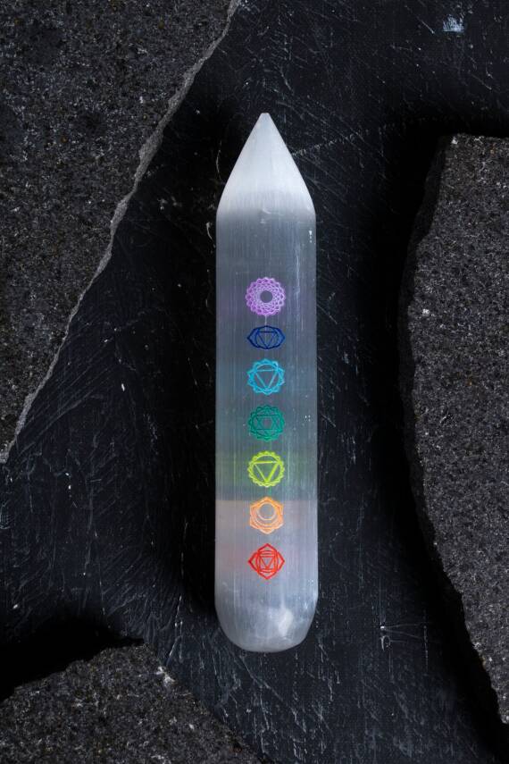 Selenit Çakra Çubuğu (S.K.224) - 3