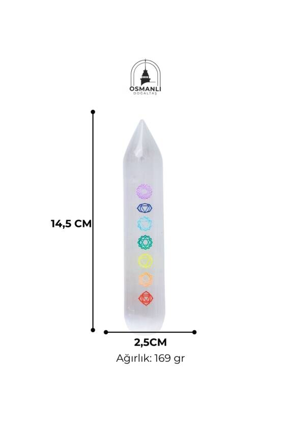 Selenit Çakra Çubuğu (S.K.224) - 6