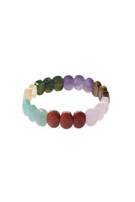 Sertifikalı 7 Çakra Doğal Taş Bileklik - 5