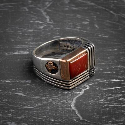 Sertifikalı 7 mm Küre Kesim Gold Eskitme Kaplamalı Gümüş İmame ve Püsküllü Kehribar Tesbih - 13,02 gr - 4