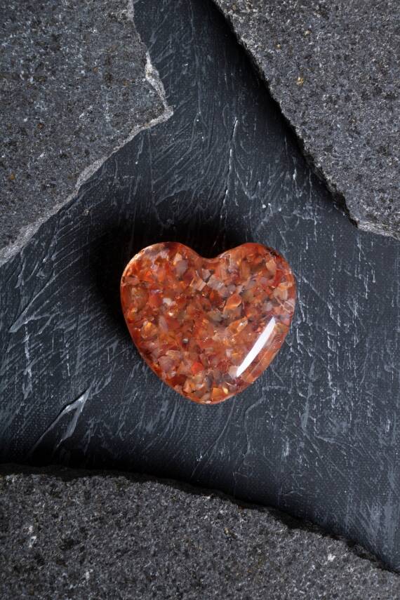 Sertifikalı Akik Kalp - 1