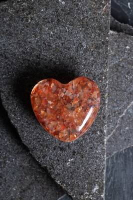 Sertifikalı Akik Kalp - 4