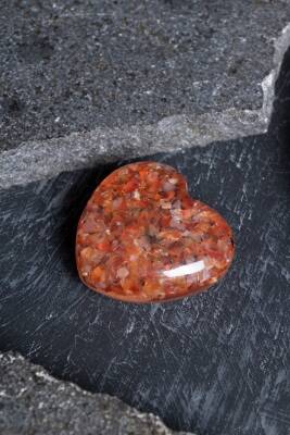 Sertifikalı Akik Kalp - 5