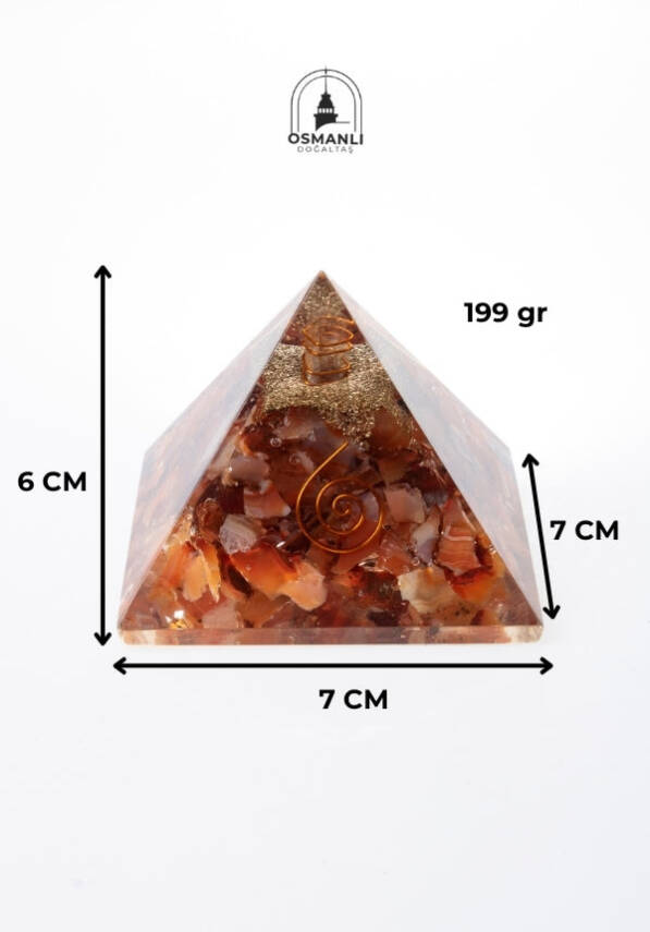 Sertifikalı Akik Piramit - 6