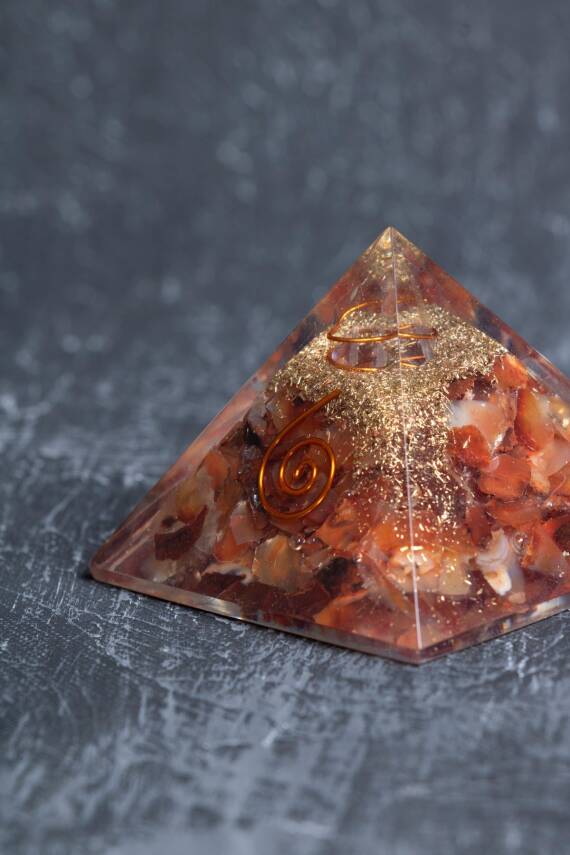 Sertifikalı Akik Piramit - 4