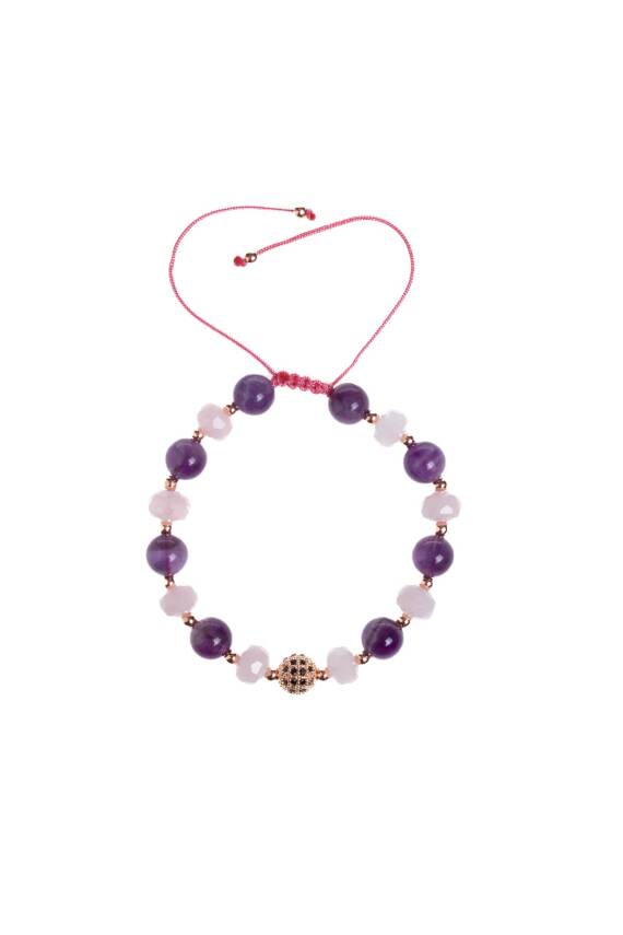 Sertifikalı Akik ve Hematit Doğaltaş Bileklik - 1