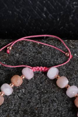 Sertifikalı Akik ve Hematit Doğaltaş Bileklik - 4