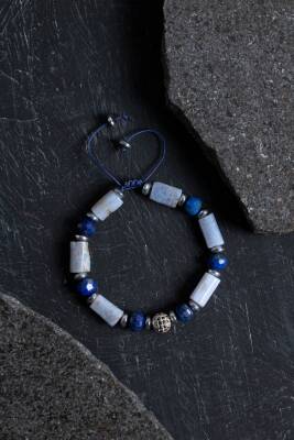 Sertifikalı Akik ve Sitrin Doğaltaş Bileklik - 5