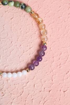 Sertifikalı Akrep Burcu Doğal Taş Bileklik - 2