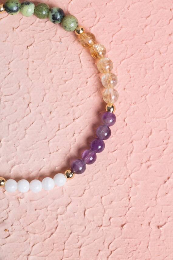 Sertifikalı Akrep Burcu Doğal Taş Bileklik - 2