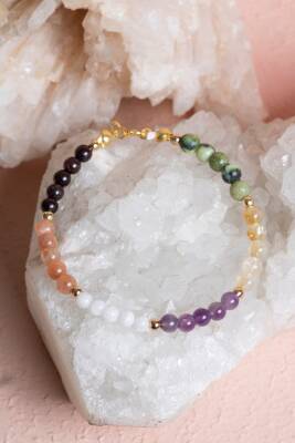 Sertifikalı Akrep Burcu Doğal Taş Bileklik - 3