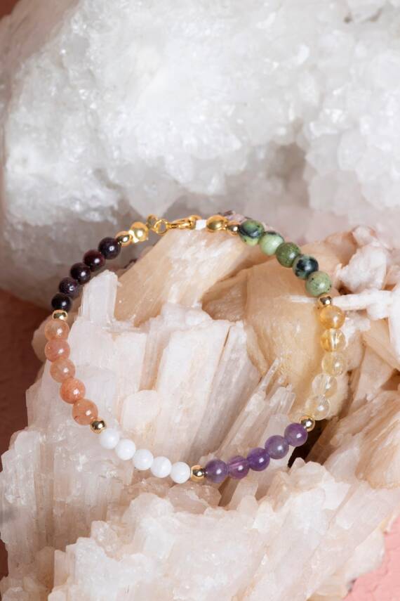 Sertifikalı Akrep Burcu Doğal Taş Bileklik - 4