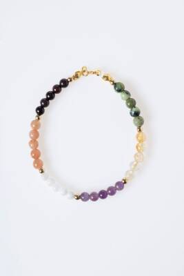 Sertifikalı Akrep Burcu Doğal Taş Bileklik - 5