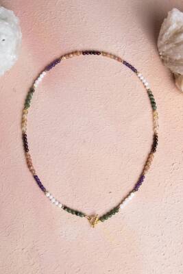 Sertifikalı Akrep Burcu Doğal Taş Kolye - 5