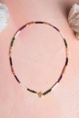 Sertifikalı Akrep Burcu Doğal Taş Kolye - 3