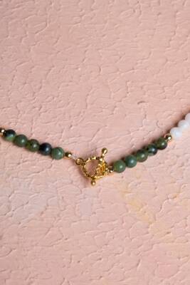 Sertifikalı Akrep Burcu Doğal Taş Kolye - 4