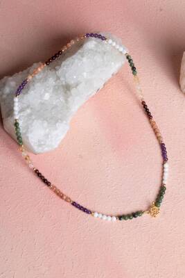 Sertifikalı Akrep Burcu Doğal Taş Kolye - 5