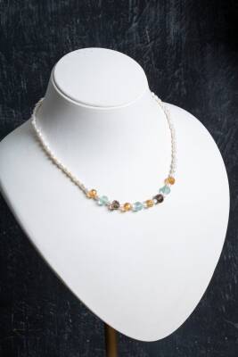 Sertifikalı Akuamarin Doğal Taş Set - 3