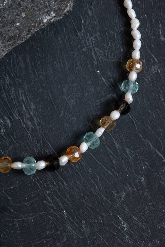 Sertifikalı Akuamarin Doğal Taş Set - 4