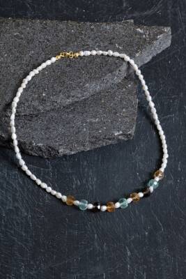 Sertifikalı Akuamarin Doğal Taş Set - 5