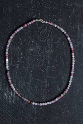 Sertifikalı Akuamarin, Turuncu Aventurin Gümüş Kapama Doğal Taş Kolye - 2