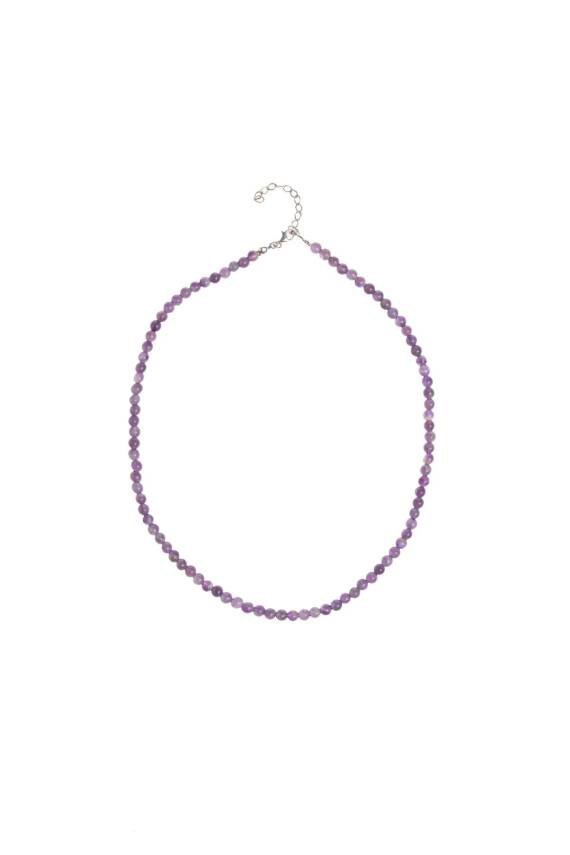 Sertifikalı Ametist Doğal Taş Kolye - 6