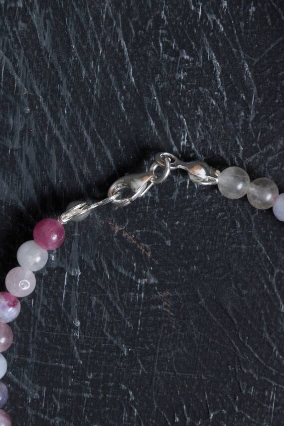 Sertifikalı Ametist Doğal Taş Kolye - 2