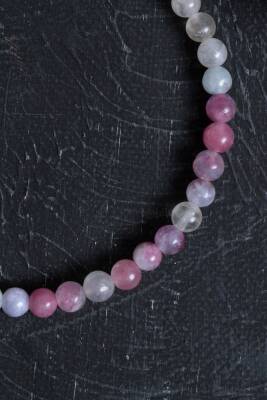 Sertifikalı Ametist Doğal Taş Kolye - 5