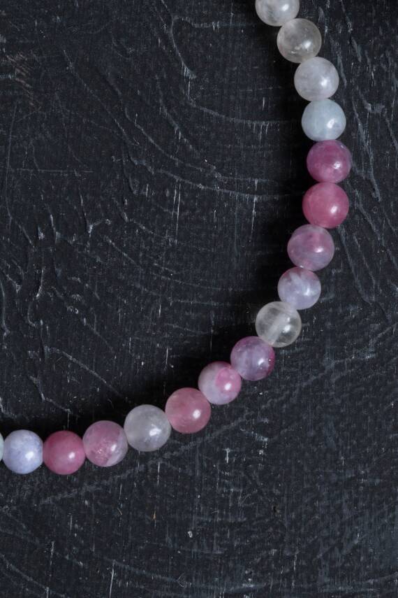 Sertifikalı Ametist Doğal Taş Kolye - 5