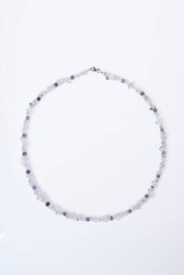 Sertifikalı Ametist, Kuvars Doğal Taş Kolye (SK:026) - 6