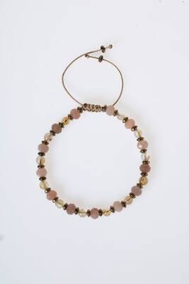 Sertifikalı Ametist, Turkuaz ve Sitrin Doğal Taş Makrome Bileklik (SK:161) - 6