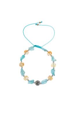 Sertifikalı Ametist ve Pembe Kuvars Doğaltaş Bileklik - Osmanlı Doğaltaş