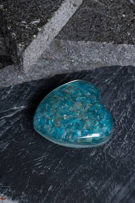 Sertifikalı Apatit Kalp - 3