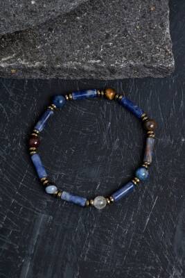 Sertifikalı Apatit, Krizokol ve Yeşim Boğa Burcu Bilekliği - 2