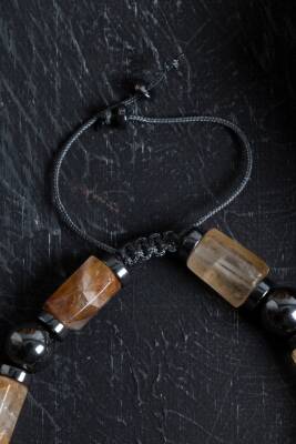 Sertifikalı Apatit ve Pembe Kuvars Doğaltaş Takım - 5