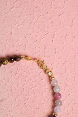 Sertifikalı Aslan Burcu Doğal Taş Bileklik - 3