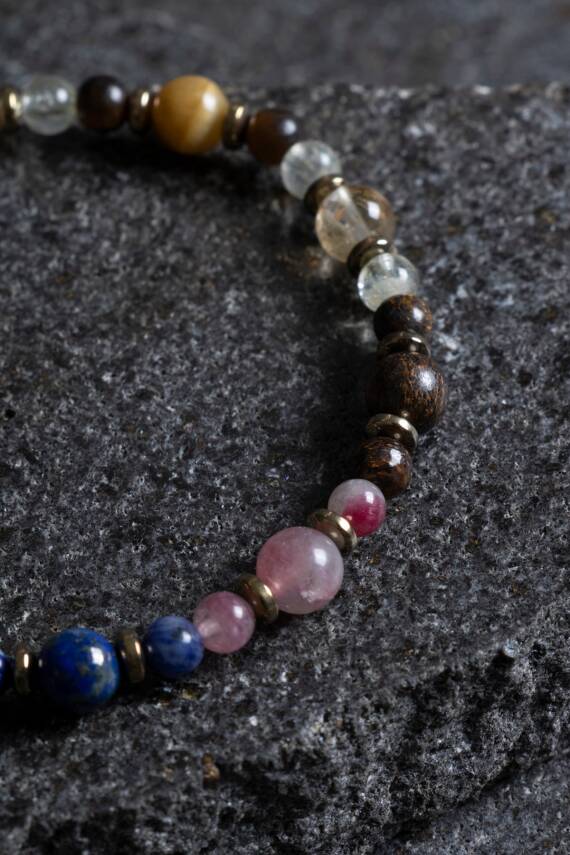 Sertifikalı Aslan Burcu Doğal Taş Bileklik (SK:261) - 5