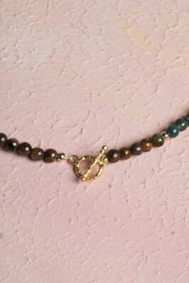 Sertifikalı Aslan Burcu Doğal Taş Kolye - 4