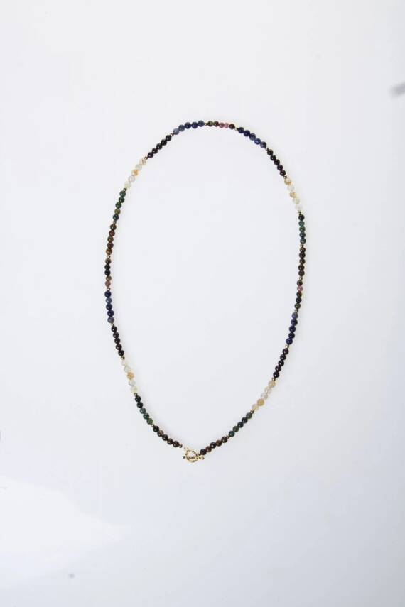 Sertifikalı Aslan Burcu Doğal Taş Kolye - 6