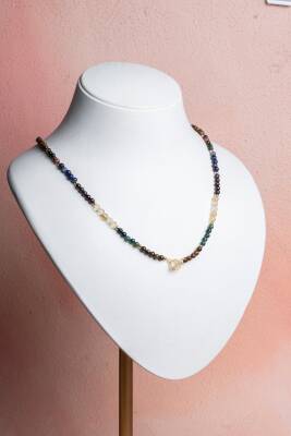 Sertifikalı Aslan Burcu Doğal Taş Kolye - Osmanlı Doğal Taş