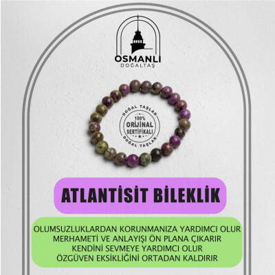 Sertifikalı Atlantisit Bileklik - Doğal Taş