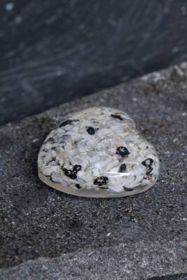 Sertifikalı Ay Taşı Kalp - 3