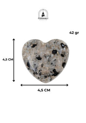 Sertifikalı Ay Taşı Kalp - 6